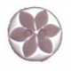 Star button - 18 pink