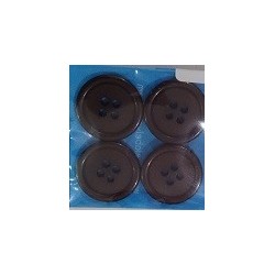 Suit button 4pc - 11 drk brown