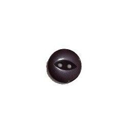 Fish eye button - 11 drk brown