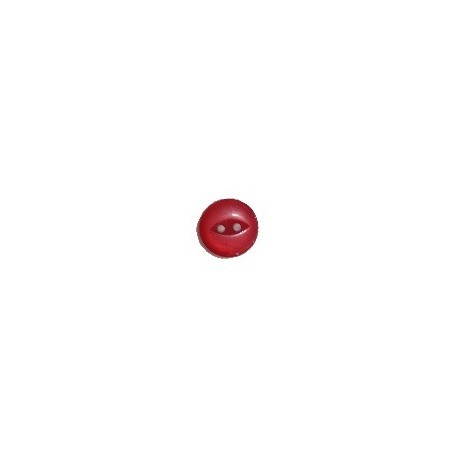 Fish eye button - 13 red