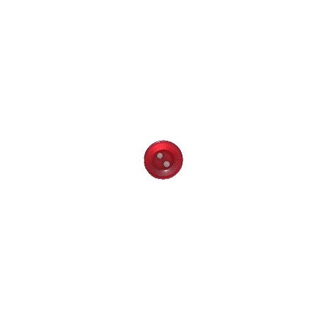 Shirt button 2 hole - 13 red