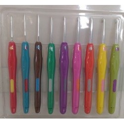 Softgrip crochet set 9pc