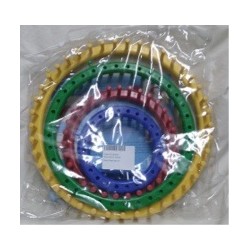 Round loom set of 4