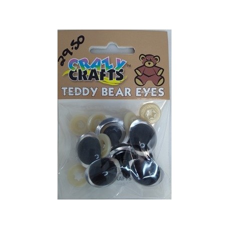 Teddy bear eyes 24 mm