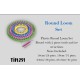 Round loom set of 4