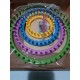 Round loom set of 4
