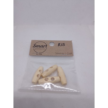 Wooden toggles 3cm, 4pcs