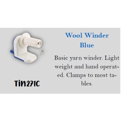 Wool winder blue