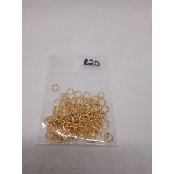 Gold jumprings 6mm