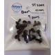 Safety eyes brown - 10mm