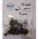 Safety eyes brown - 12mm
