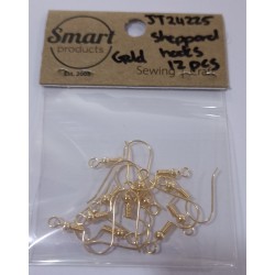 Golden sheppard hooks - 12 pcs