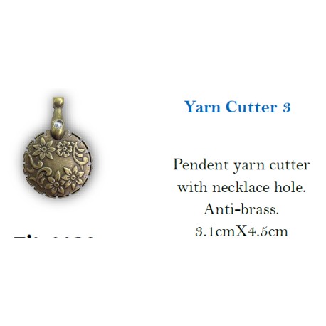 Yarn cutter pendant