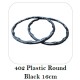 tin401-402- 16cm black plastic bag handles