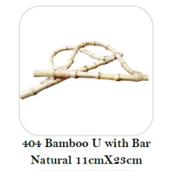 tin401-404- bamboo U bar bag handles