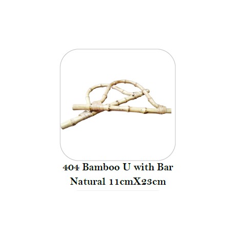 tin401-404- bamboo U bar bag handles