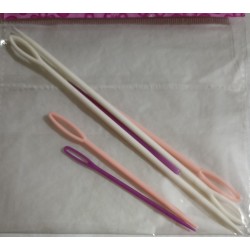 Wool needles plastic 6pcs 7/9/15mm