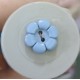 S 6 pettal flower - blue