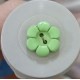 S 6 pettal flower - green