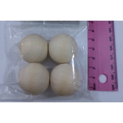 large macrame beads - 4 pack