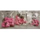 Teddy bear safety nose pink - 15mm
