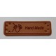 Tin213F - PU leather tag - hand