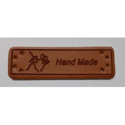 Tin213F - PU leather tag - hand