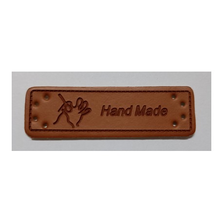 Tin213F - PU leather tag - hand