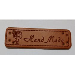Tin213E - PU leather tag - face