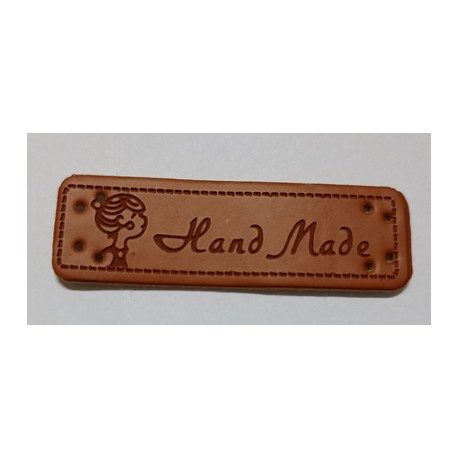 Tin213E - PU leather tag - face