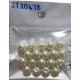 Beading glass pearls 10mm - cream